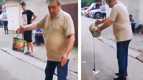 Așa ceva nu s-a mai văzut! Cum s-a răzbunat un pensionar din Bacău pe copiii gălăgioși din spatele blocului