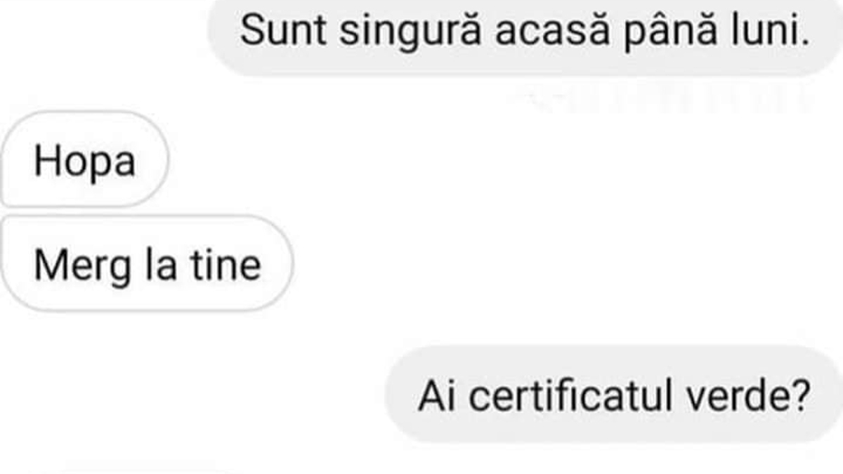 BANC | "Sunt singură acasă până luni!"