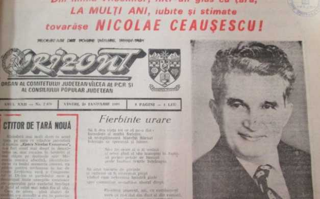 Ziua de 26 ianuarie de dinainte de căderea comunismului se transforma anual într-o sărbătoare naţională de mare amploare dedicată lui Nicolae Ceauşescu © adevarul.ro