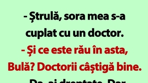 BANC | Sora lui Bulă s-a cuplat cu un doctor
