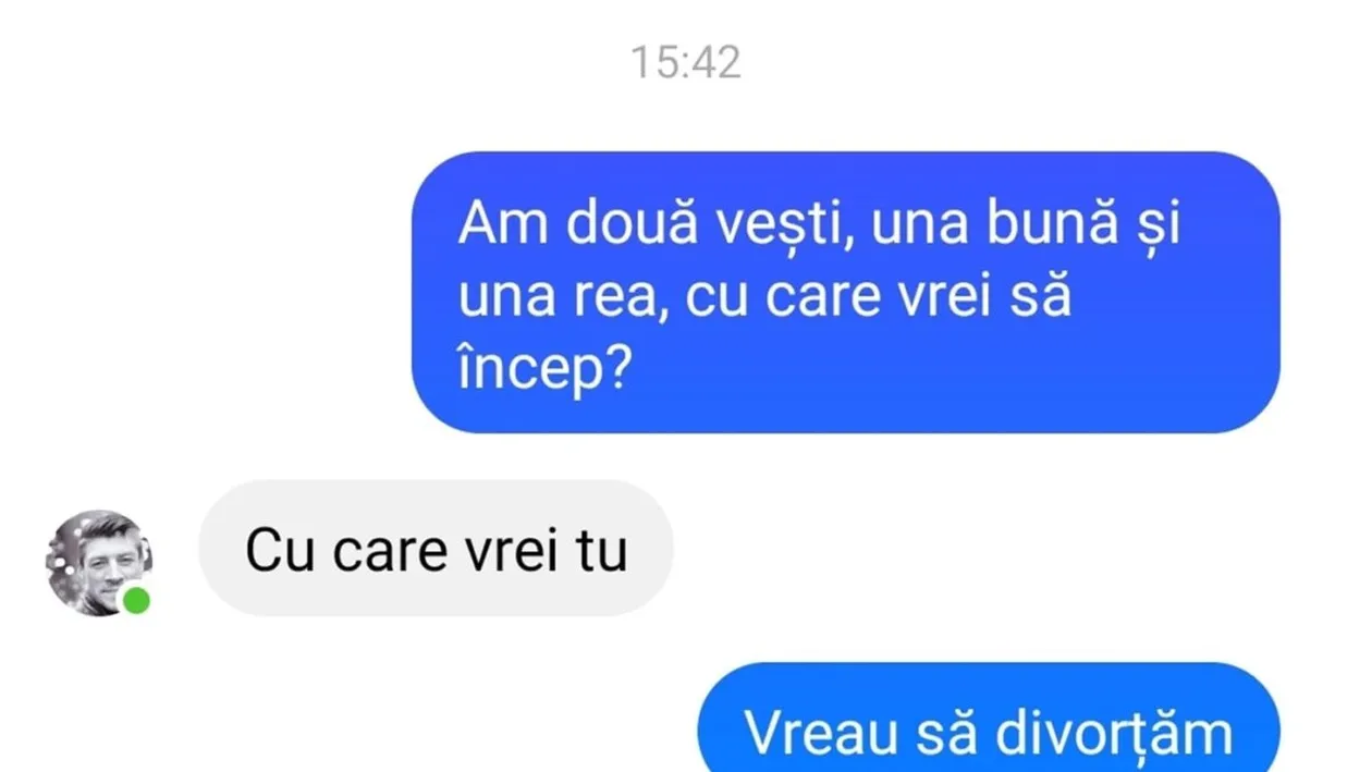 Bancul sfârșitului de săptămână | Am două vești: una bună și una rea