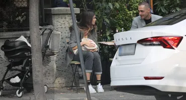 Don Juan-ul de altădată s-a făcut băiat de casă! Vladimir Drăghia și-a dus soția și bebelușul la Utopia