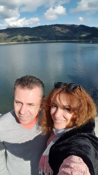 Anca Țurcașiu, alături de soțul ei