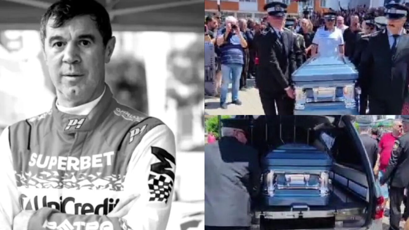 Momente sfâșietoare la înmormântarea lui Mihai Leu! Sicriul cu trupul neînsuflețit a fost scos din Casa de Cultură sub aplauzele tuturor