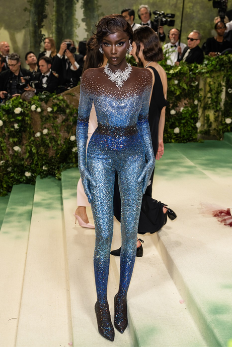 Celebrities attend the 2024 Met Gala Celebrating ‘Sleeping Beauties: Reawakening Fashion’ at The Metropolitan Museum of Art in New York City

Featuring: Anok Yai
Where: New York, United States
When: 06 May 2024
Credit: Michael Stewart/INSTARimages.com,Image: 870844308, License: Rights-managed, Restrictions: , Model Release: no