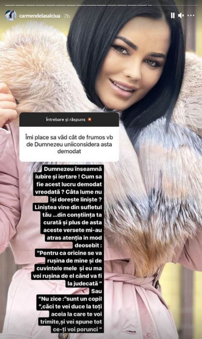 Carmen de la Sălciua s-a despărțit de bărbatul misterios: “Omul de lângă mine va fi special”