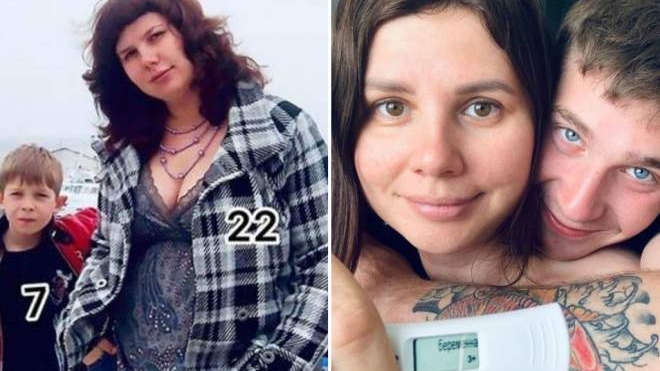 Halucinant! O influenceriță din Rusia, însărcinată cu fiul vitreg pe care l-a crescut de când avea șapte ani. Cei doi își afișează fericirea fără rușine în online