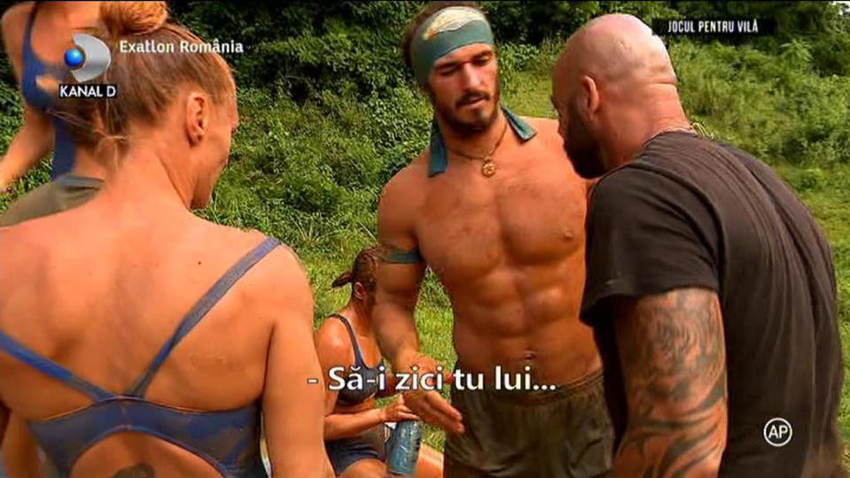 Exatlon 3 noiembrie. Replici acide între concurenți în timp ce se luptau pentru casă. Giani Kiriță: “Cui arăţi tu m#$e?”