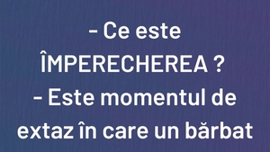 BANC | Cea mai corectă definiție a împerecherii