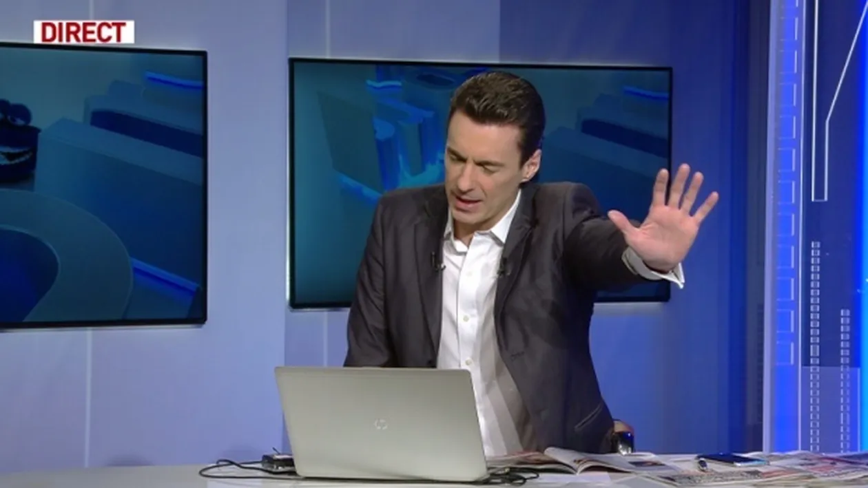 Mircea Badea, experiment-şoc în direct: Puneţi mâna pe ecranul televizorului! 