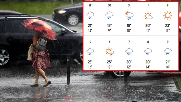 Surpriză! Cum va fi vremea în luna august în România, potrivit meteorologilor Accuweather