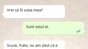 BANC | Cerere în căsătorie pe WhatsApp