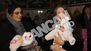 Gemenele maicutei au fost botezate! Stefan Florescu, parintele spiritual al Anei Ecaterina si al Mariei Nectaria!