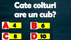 Testul de inteligență banal, dar la care mulți greșesc | Câte colțuri are un cub: 4, 6, 8 sau 10?