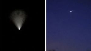 "Minge de foc" pe cerul României. Ce este obiectul arzător surprins în weekend