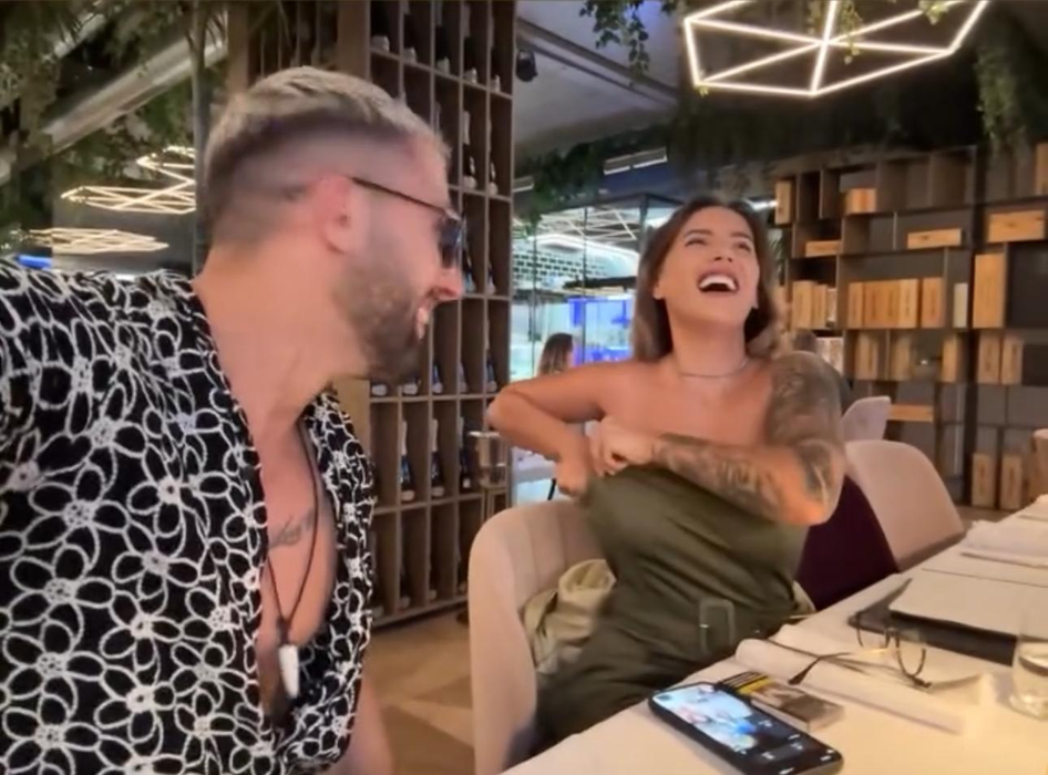 Mattia și Andrușca au ieșit împreună la un restaurant. Sursa foto: social media