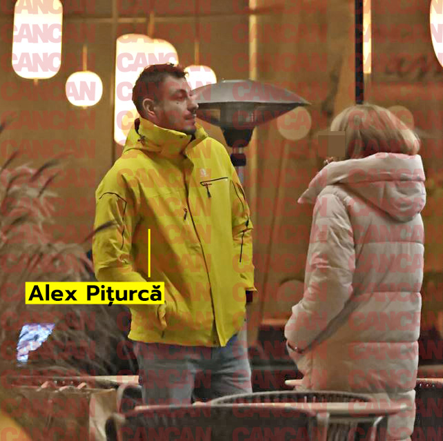 Piți Jr., în discuție cu o cunoscută (SURSA FOTO: CANCAN.RO)
