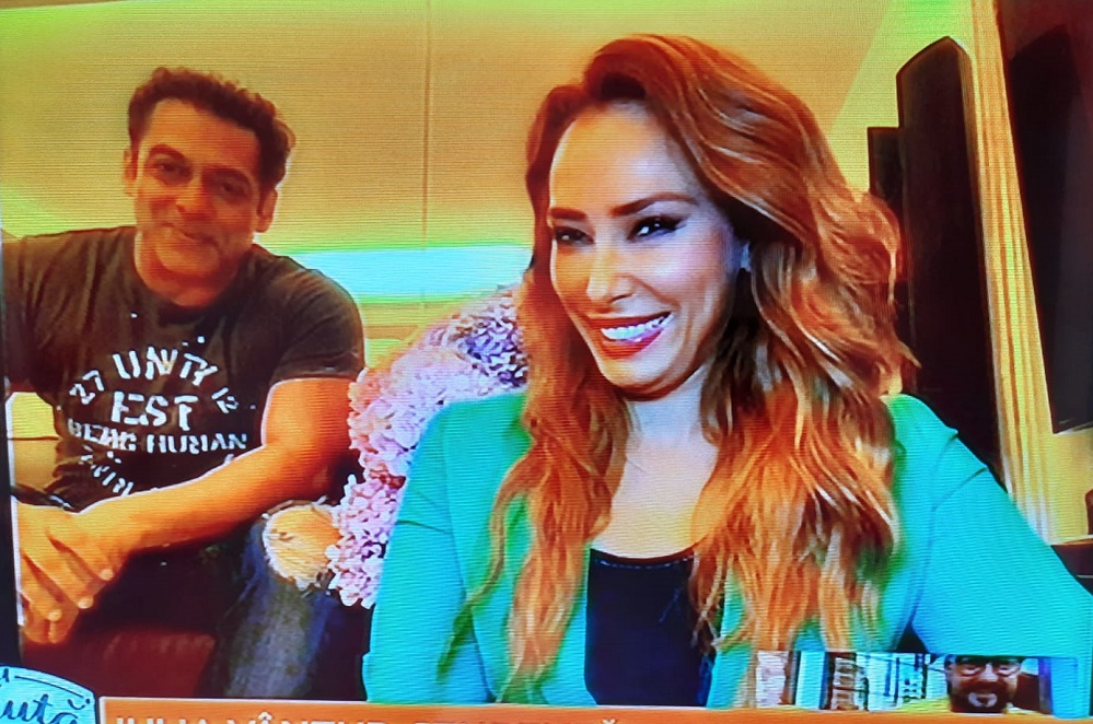 Iulia Vântur şi Salman Khan au apărut împreună la TV. Au vrut să se afle de la ei! Când vin în România | VIDEO