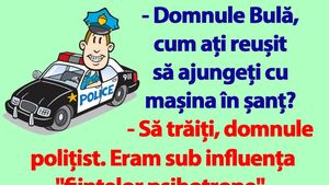 BANC | "Domnule Bulă, cum ați reușit să ajungeți cu mașina în șanț?"