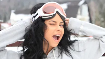 Inna isi saluta fanii de la munte! Vezi cum arata vedeta pregatita de schi!