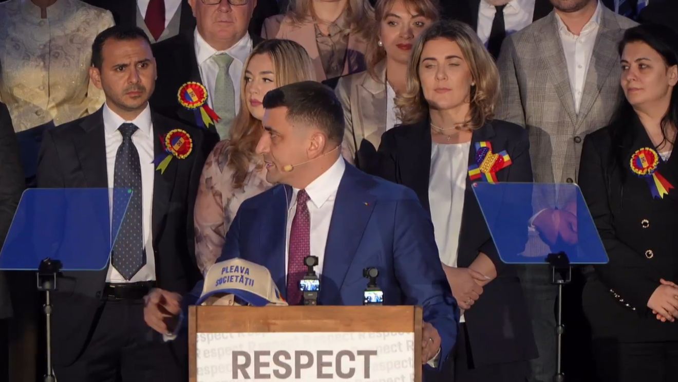 Ce a postat George Simion pe pagina lui de Facebook la ora 21:07, cand s-au afișat rezultatele EXIT POLL