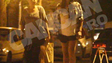 E GRAVIDA IN 8 LUNI! Cum a fost filmata logodnica lui Florin Salam, în miez de noapte, într-un parc din Bucureşti!