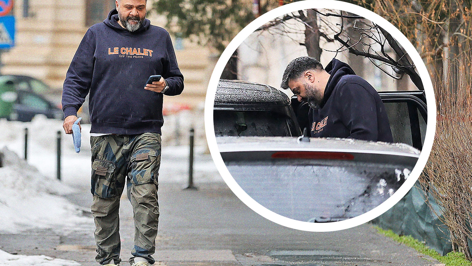 Cu cine a ieșit Grasu XXL în oraș, de Dragobete. Nu-l vezi des în astfel de ipostaze!