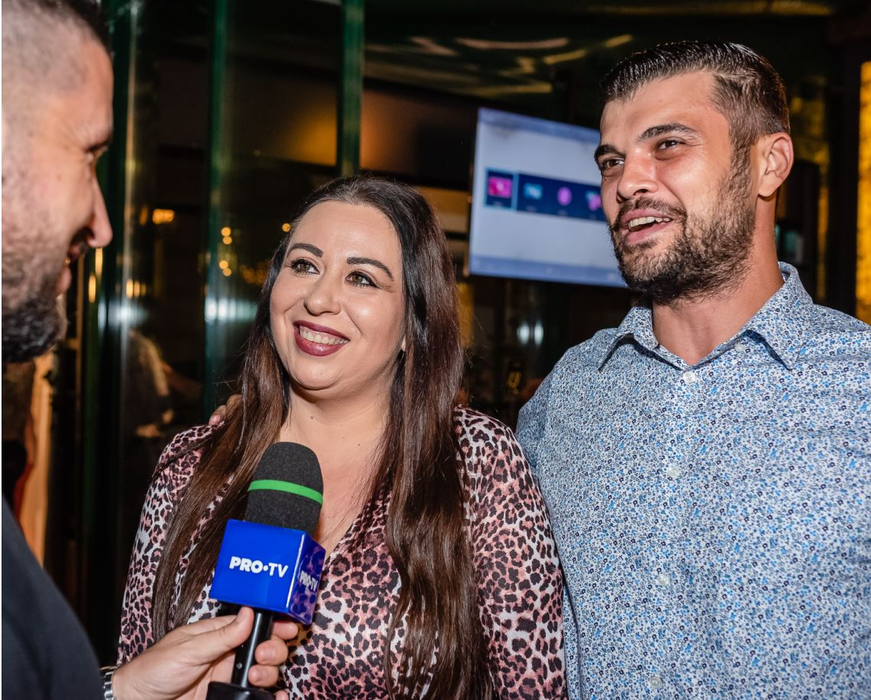 Oana Roman și soțul ei au fost și ei la eveniment
