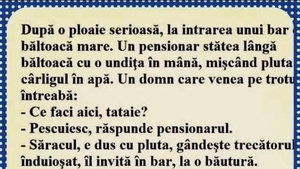 BANCUL ZILEI | Pensionarul și ploaia