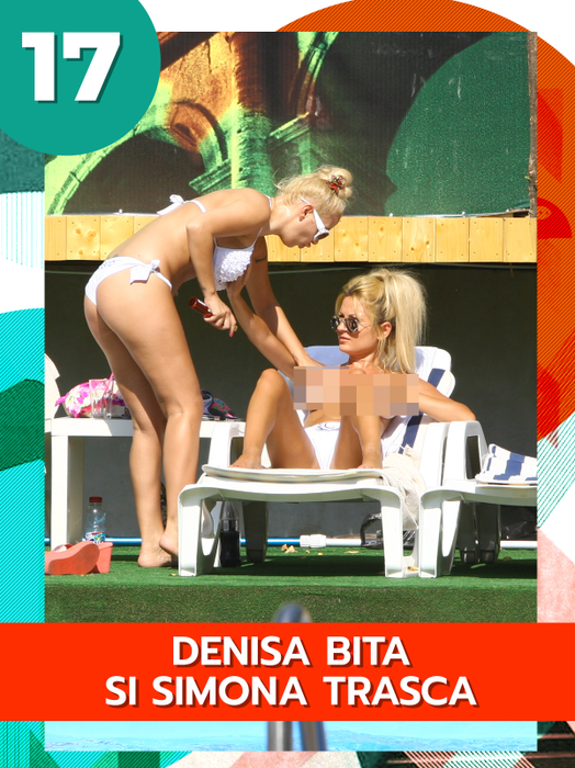 TOP 30 SEXY-VEDETE taaare jucăușe! Avem imaginile verii! Denisa Biță și Simona Trașcă s-au pupăcit, în timp ce Adelina Pestrițu și Roxana Vancea…