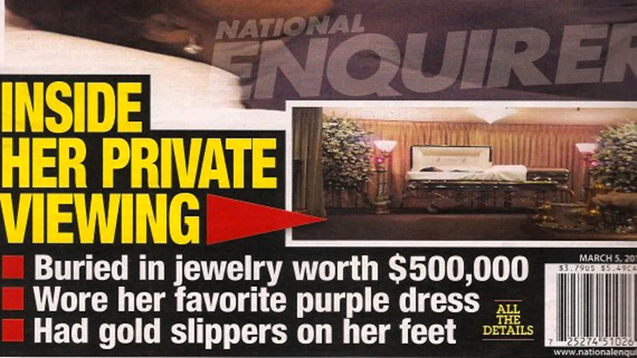 Ultima poza cu Whitney Houston in sicriu! A fost ingropata cu papuci de aur si bijuterii de 500.000 de dolari!