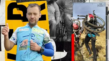 El este polițistul care cucerește munții cu bicicleta, pentru a sprijini persoanele cu dizabilități. A fost o acțiune de suflet