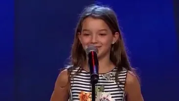 O fetiță de zece ani din România a cucerit Suedia. Eva a ajuns în finala concursului „Suedezii au talent”