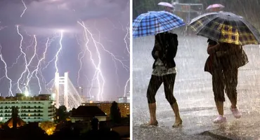 Vin furtuni puternice peste România! ANM, avertisment de urgie și descărcări electrice