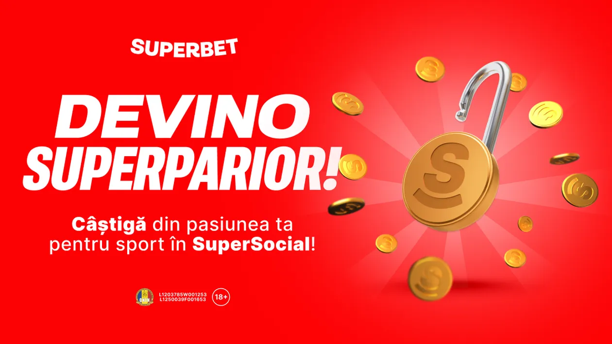 (P) Exclusiv în România: Inspiri, ești copiat și încasezi în SuperSocial! Superbet lansează programul SuperPariori