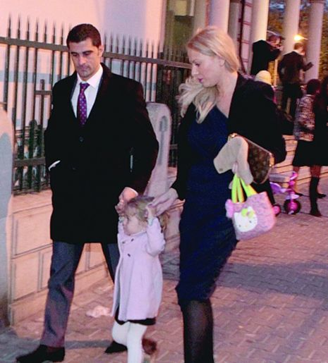 Loredana și Dani Coman, alături de fetița lor