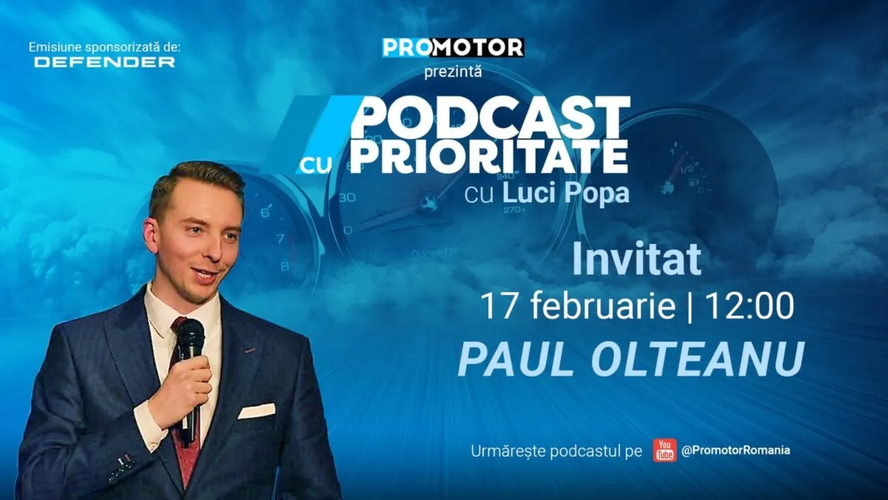 Paul Olteanu explică psihologia șoferilor români în „Podcast cu Prioritate” #64 by ProMotor