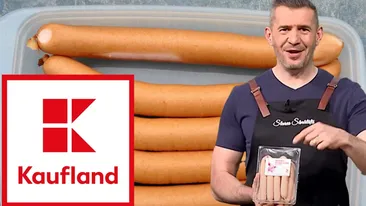 Din ce sunt făcuți crenvurștii de porc din Kaufland, de fapt. Dragoș Pătraru: Nu ne iese proteina