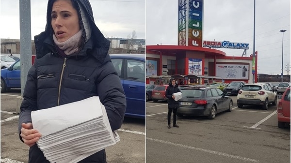 Ea este femeia din Iași care a găsit pe jos salariul ei pe cinci ani, dar l-a dus la Poliție. „Am desfăcut și văzut că e valută multă”