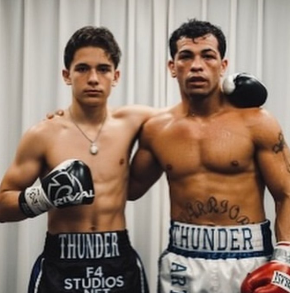 Arturo Gatti și fiul lui, Arturo Gatti jr/ sursă foto: social media