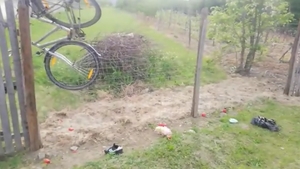 Accident grav în Argeș! Un biciclist a murit. VIDEO