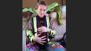 Delia a fost fotografiată azi cu burtica de gravidă
