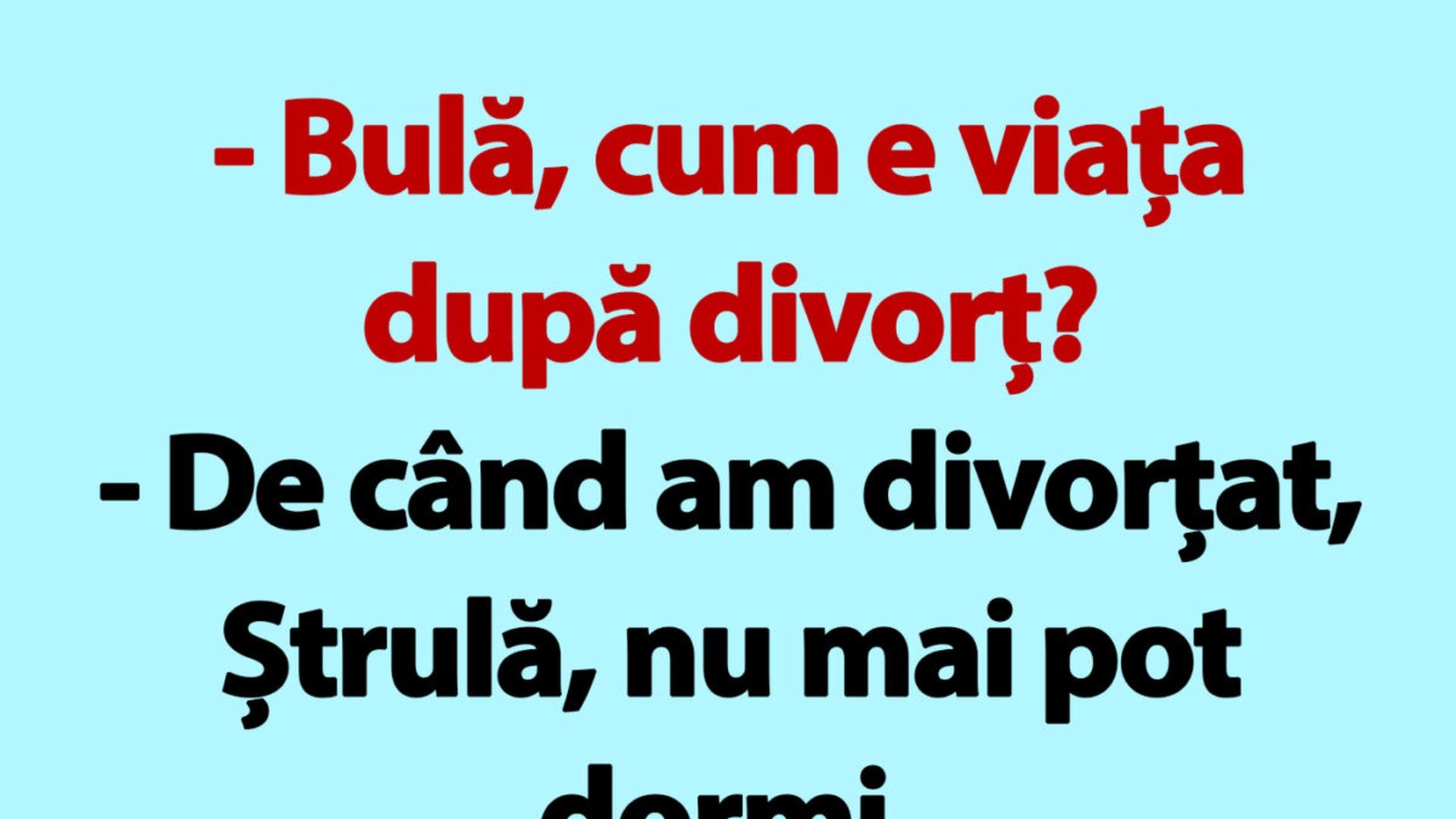 BANC | Bulă și viața de după divorț