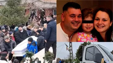 Imagini sfâșietoare! Constantin și Teodora au fost înmormântați împreună, iar micuța Sofia între ei