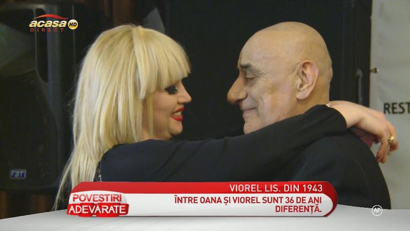 Dragostea nu ţine cont de vârstă. Oana Lis: "Sunt singura persoană care îl iubeşte necondiţionat pe Viorel"