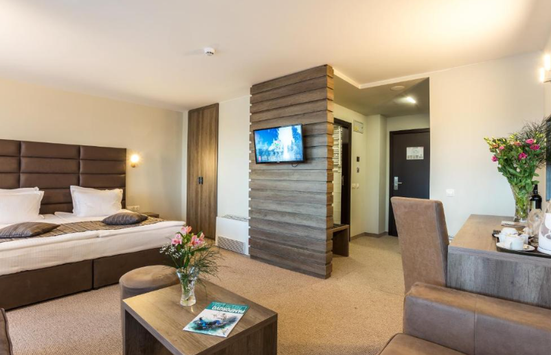 Perelik Hotel 5* se află în centrul stațiunii Pamporov/ sursă foto: Booking