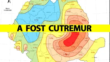 Romania s-a zguduit azi-noapte, la ora 01:25. Câte grade Richter a avut cutremurul