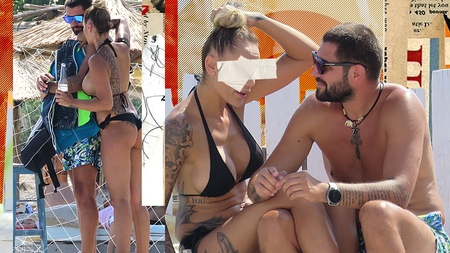 Cătălin Cazacu, prins în mrejele unei blonde sexy și tatuată. Din “vultur” s-a transformat în ”pradă”
