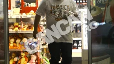 Marlanu sfideaza gerul din Romania! In tricou la -15 grade