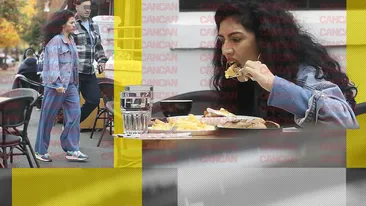 Doinița Oancea a ”devorat” meniul, apoi a ”sudat” țigările! Ce a făcut iubitul ei? CANCAN.RO are imagini de COLECȚIE! A înfulecat cu două mâini!